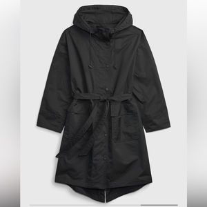 GAP Olive Oversized Parka Jacket